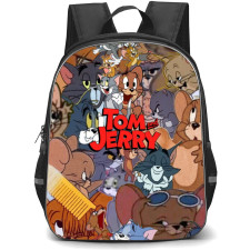 Tom and Jerry Backpack StudentPack - Tom and Jerry Portrait Collage