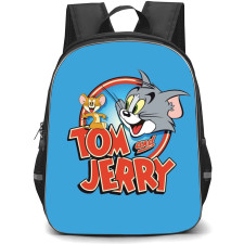 Tom and Jerry Backpack StudentPack - Tom and Jerry Smiling Head Portrait