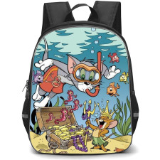 Tom and Jerry Backpack StudentPack - Tom and Jerry Under The Sea Cartoon Art