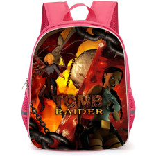 Tomb Raider Backpack School Bag StudentPack - Tomb Raider Fighting Chains Game Poster