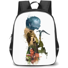 Tomb Raider Backpack StudentPack - Lara Avatar Portrait Pick Silhouette Art