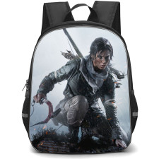 Tomb Raider Backpack StudentPack - Lara Avatar Snow Animation Art