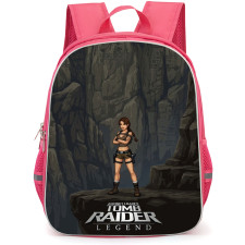 Tomb Raider Backpack School Bag StudentPack - Tomb Raider Legend Pixel Art Poster
