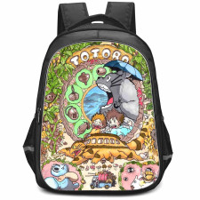 My Neighbor Totoro Backpack StudentPack - My Neighbor Totoro Studio Ghibli Poster