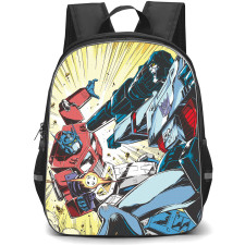 Transformers Backpack StudentPack - Optimus Prime Vs Megatron Fight Scene