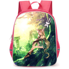 Trials Of Mana Riesz Backpack School Bag StudentPack - Riesz Sitting By The Tree Side Portrait