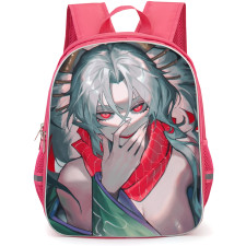 Tsukimichi Moonlit Fantasy Tomoe Backpack School Bag StudentPack - Tomoe Smiling While Holding Her Hand to Her Face Poster