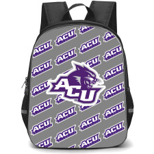 Abilene Christian Wildcats Backpack StudentPack - Abilene Christian University Wildcats College Football Medley Monogram Wordmark