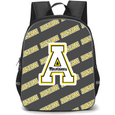 Appalachian State Mountaineers Backpack StudentPack - Appalachian State Mountaineers College Football Medley Monogram Wordmark