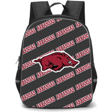 Arkansas Razorbacks Backpack StudentPack - Arkansas Razorbacks College Football Medley Monogram Wordmark