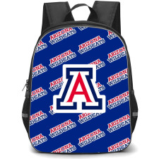 Arizona Wildcats Backpack StudentPack - Arizona Wildcats College Football Medley Monogram Wordmark