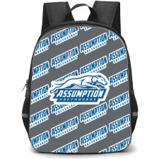 Assumption University Greyhounds Backpack StudentPack - Assumption University Greyhounds College Football Medley Monogram Wordmark