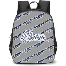 Akron Zips Backpack StudentPack - Akron Zips College Football Medley Monogram Wordmark