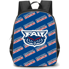 Florida Atlantic Owls Backpack StudentPack - Florida Atlantic Owls College Football Medley Monogram Wordmark