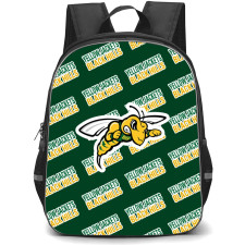 Black Hills State University Yellow Jackets Backpack StudentPack - Black Hills State University Yellow Jackets College Football Medley Monogram Wordmark