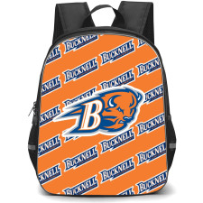 Bucknell Bison Backpack StudentPack - Bucknell University Bison College Football Medley Monogram Wordmark