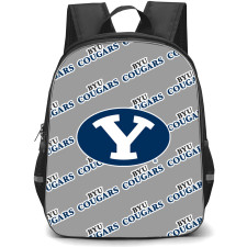 BYU Cougars Backpack StudentPack - BYU Cougars College Football Medley Monogram Wordmark