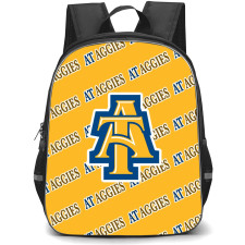 North Carolina A&T Aggies Backpack StudentPack - North Carolina A&T State University Aggies College Football Medley Monogram Wordmark