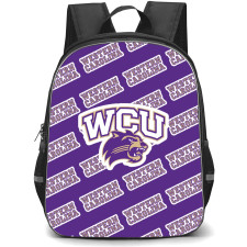 Western Carolina Catamounts Backpack StudentPack - Western Carolina University Catamounts College Football Medley Monogram Wordmark