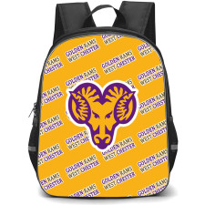 Albany State University Golden Rams Backpack StudentPack - Albany State University Golden Rams College Football Medley Monogram Wordmark