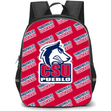 Colorado State University?Pueblo (CSU Pueblo) ThunderWolves Backpack StudentPack - Colorado State University?Pueblo (CSU Pueblo) ThunderWolves College Football Medley Monogram Wordmark