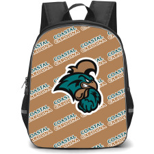 Coastal Carolina Chanticleers Backpack StudentPack - Coastal Carolina Chanticleers College Football Medley Monogram Wordmark