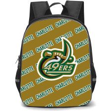 Charlotte 49ers Backpack StudentPack - Charlotte 49ers College Football Medley Monogram Wordmark