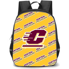 Central Michigan Chippewas Backpack StudentPack - Central Michigan Chippewas College Football Medley Monogram Wordmark