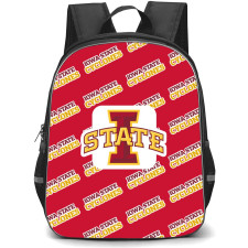 Iowa State Cyclones Backpack StudentPack - Iowa State Cyclones College Football Medley Monogram Wordmark