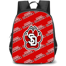 South Dakota Coyotes Backpack StudentPack - University of South Dakota Coyotes College Football Medley Monogram Wordmark