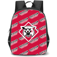 Davidson Wildcats Backpack StudentPack - Davidson College Wildcats College Football Medley Monogram Wordmark