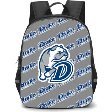 Drake Bulldogs Backpack StudentPack - Drake University Bulldogs College Football Medley Monogram Wordmark