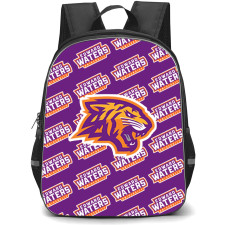 Edward Waters University Tigers Backpack StudentPack - Edward Waters University Tigers College Football Medley Monogram Wordmark