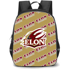 Elon Phoenix Backpack StudentPack - Elon University Phoenix College Football Medley Monogram Wordmark