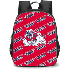 Fresno State Bulldogs Backpack StudentPack - Fresno State Bulldogs College Football Medley Monogram Wordmark