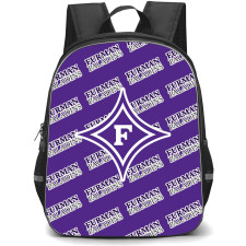 Furman Paladins Backpack StudentPack - Furman University Paladins College Football Medley Monogram Wordmark