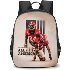 NCAA Malaki Starks Georgia Bulldogs Football College University Backpack School Bag StudentPack - Georgia Bulldogs Malaki Starks All America Poster