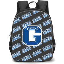 Glenville State University Pioneers Backpack StudentPack - Glenville State University Pioneers College Football Medley Monogram Wordmark