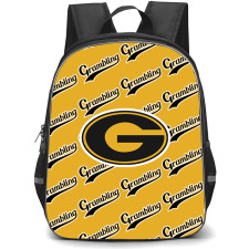 Grambling State Tigers Backpack StudentPack - Grambling State University Tigers College Football Medley Monogram Wordmark