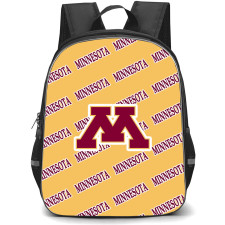 Minnesota Golden Gophers Backpack StudentPack - Minnesota Golden Gophers College Football Medley Monogram Wordmark