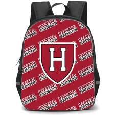 Harvard Crimson Backpack StudentPack - Harvard University Crimson College Football Medley Monogram Wordmark