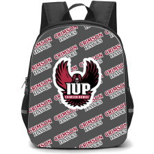 Indiana University of Pennsylvania (IUP) Crimson Hawks Backpack StudentPack - Indiana University of Pennsylvania (IUP) Crimson Hawks College Football Medley Monogram Wordmark