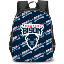 Howard Bison Backpack StudentPack - Howard University Bison College Football Medley Monogram Wordmark