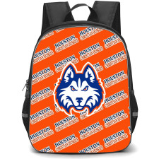 Houston Christian Huskies Backpack StudentPack - Houston Christian University Huskies College Football Medley Monogram Wordmark