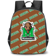 Marshall Thundering Herd Backpack StudentPack - Marshall Thundering Herd College Football Medley Monogram Wordmark