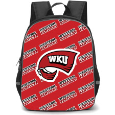 Western Kentucky Hilltoppers Backpack StudentPack - Western Kentucky Hilltoppers College Football Medley Monogram Wordmark
