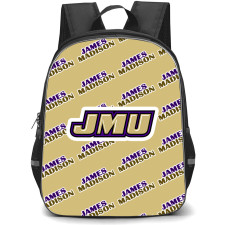 James Madison Dukes Backpack StudentPack - James Madison Dukes College Football Medley Monogram Wordmark