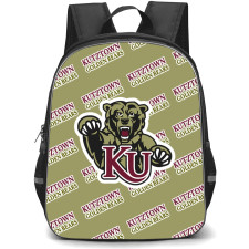 Kutztown University of Pennsylvania Golden Bears Backpack StudentPack - Kutztown University of Pennsylvania Golden Bears College Football Medley Monogram Wordmark