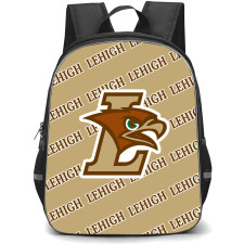 Lehigh Mountain Hawks Backpack StudentPack - Lehigh University Mountain Hawks College Football Medley Monogram Wordmark