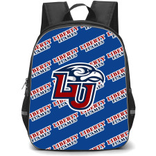 Liberty Flames Backpack StudentPack - Liberty Flames College Football Medley Monogram Wordmark